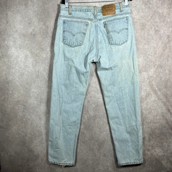 Vintage Levi's 505 Jeans Mens Size 36X30 Blue Stonewashed Denim Straight Leg 90s - Picture 7 of 11